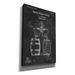 Williston Forge Beer Pump Blueprint Patent Chalkboard - Wrapped Canvas Print Metal in Black/White | 60 H x 40 W x 1.5 D in | Wayfair