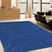 Blue 27 x 18 x 0.5 in Area Rug - Ebern Designs Virg Solid Color Machine Made Polyester Area Rug in Polyester | 27 H x 18 W x 0.5 D in | Wayfair