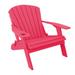 Rosecliff Heights Adirondack Chair in Pink | 37 H x 32.5 W x 32 D in | Wayfair 65646B40131C4691AC8A41E8F7BDF66E