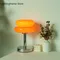 Ins-Lampe de table teintée en verre pour enfants, lampe de chevet pour chambre à coucher, décoration de lampe, lampe à tarte aux œufs, livraison directe