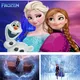 Toile de fond de fête Disney Frozen 2 pour enfants grille de photo décor mural de fête