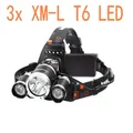 Lampe frontale XM-L 3XT6 4 Modes lanterne pour vélo chasse lampe torche chargeur ca de voiture