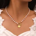 Colliers de la présidence en acier inoxydable pour femmes tour de cou avec pendentif en forme de