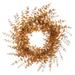 Vickerman 704288 - 24" Gold Eucalyptus Glitter Wreath (FK223724) Gold Colored Christmas Wreath