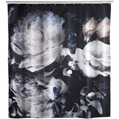 Anti-Schimmel Duschvorhang »Peony Pfingstrose« Textil 180 x 200 cm, Wenko, 180x200 cm