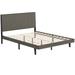 Upholstered Tufted Bed Frame without Mattress - Queen