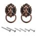 Drawer Knobs, 2.72" Dresser Handle Cupboard Pull for Furniture Part, 2Pcs Brown