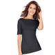 T-Shirt INSPIRATIONEN "Shirt" Gr. 40, schwarz Damen Shirts Jersey