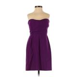 J.Crew Casual Dress - Party: Purple Print Dresses - Women's Size 2 Petite