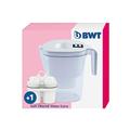 BWT Wasserfilter Vida Weiß 2,6L | Filter mit 1 Soft Filtered Water Extra Filterkartusche | Wasserfilter Trinkwasser | Filtert Kalk, Chlor, Blei & Kupfer