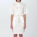 Burberry Dresses | Burberry White Shirt Dress Us Size 4 | Color: White | Size: 4