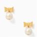 Kate Spade Jewelry | Kate Spade All Wrapped Up Earrings | Color: Gold/White | Size: Os