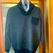 J. Crew Sweaters | J Crew Men’s(Unisex) 100% Wool, Blue, Shawl Neck Sweater, Medium Size. | Color: Blue | Size: M