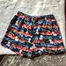 Disney Underwear & Socks | Disney Co. | Silk Mickey Mouse Boxer Shorts | Color: Blue/Red | Size: M