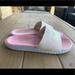 Nike Shoes | Girls Nike Slides | Color: Pink/White | Size: 3bb