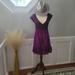 Free People Dresses | Free People Crushed Velvet Dress Boho | Color: Purple | Size: 8