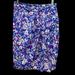 Anthropologie Skirts | Anthropologie Fei Scattered Sequins Floral Silk Skirt | Color: Blue/Purple | Size: 4