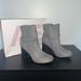 American Eagle Outfitters Shoes | American Eagle Chunky Heel Boots | Color: Gray | Size: 9.5