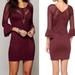 Free People Dresses | Free People Long Sleeve Dress | Color: Purple | Size: L