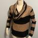 Free People Sweaters | Free People Sweaters Free People Alpaca Striped Cowl Neck Sweater Small | Color: Black/Brown | Size: S