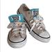 Converse Shoes | Converse Hearts Low Tops Double Tongue Sneakers Size 3 Girl Euc | Color: Blue/Pink | Size: 3bb