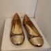 Coach Shoes | Coach Gold Flats | Color: Gold | Size: 8.5