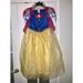 Disney Costumes | Disney Girls Snow White Princess Dress | Color: Blue/Yellow | Size: 10
