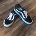 Vans Shoes | Black Women’s Vans Sneakers | Color: Black/White | Size: 6.5