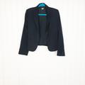 J. Crew Jackets & Coats | J. Crew Single Breasted Buttoned Wool Black Short Blazer Size 10 | Color: Black | Size: 10