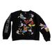 Disney Sweaters | Disney ,Vintage Mickey & Friends Retro Crew Neck Sweater | Color: Black/Red | Size: 8