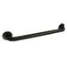 Kingston Brass DR214240 Milano 24-Inch X 1-1/4-Inch OD Grab Bar, Matte Black - Kingston Brass DR214240