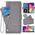 Étui portefeuille à rabat en cuir pour Xiaomi porte-cartes étuis de téléphone casque M3 Bery Mi