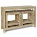 Elyse - 3 Pc. Nest Set, Parson Style Console Table, Two Matching Side Tables