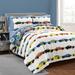 Lush Decor Race Cars Reversible Oversized With Printed Sheet Set Comforter Set