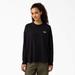 Dickies Women's Summerdale Long Sleeve T-Shirt - Black Size XL (FLR05)