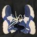 Nike Shoes | Nike Air Huarache City Low 5 Mesh Breathable White Blue Ah6804-400 Us Size 6 | Color: Blue/White | Size: 6