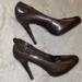 Nine West Shoes | Nine West Sexy Leather Work Pump | Color: Brown | Size: 7