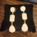 Kate Spade Jewelry | Kate Spade Stone Drop Earrings In Soft Pale Peach | Color: Gold | Size: Os