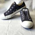 Converse Shoes | Converse Black Chuck Taylor All Star Slip On Low Top Sneakers Shoes | Color: Blue | Size: Unisex - Size 3