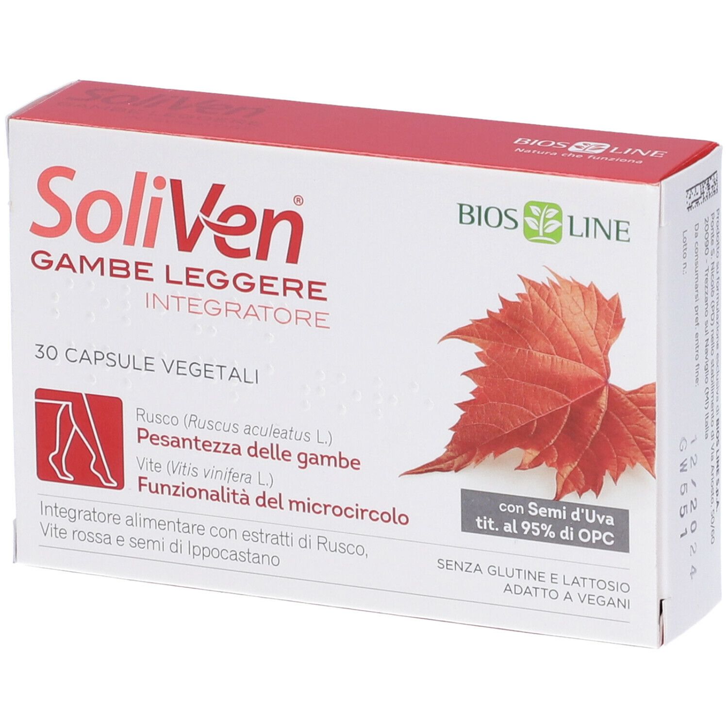 BIOS LINE SoliVen GAMBE LEGGERE 1 pz Capsule