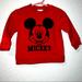 Disney Shirts & Tops | Disney Baby Mickey Mouse Sweatshirt | Color: Black/Red | Size: 12mb