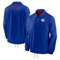 Men's Nike Royal Buffalo Bills Sideline Coaches Performance Full-Snap Jacket