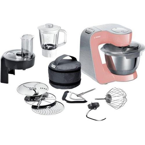 „BOSCH Küchenmaschine „“Styline MUM58NP60″“ Küchenmaschinen pink (pink, edelstahlfarben) Küchenmaschinen“