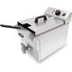 KWS KitchenWare Station KWS Commercial 1750W Electric Deep Fryer w/ Faucet Drain Valve System in Gray | 17 H x 11.4 W x 20 D in | Wayfair DY-8