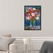 Oliver Gal Give me Flowers Floral Still Life Traditional Blue - Painting Canvas in Blue/Pink/Red | 15 H x 10 W x 1.75 D in | Wayfair