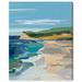 Oliver Gal Island Getaway II Abstract Beach Hills Coastal Blue - Picture Frame Graphic Art Canvas in Blue/Green | 30 H x 24 W x 1.5 D in | Wayfair