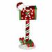 Vickerman Letters to Santa Mailbox Holiday Shaped Ornament Plastic in Green/Red | 36 H x 16 W x 14 D in | Wayfair JR172240