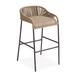 Corrigan Studio® Aniki 24" Patio Counter Stool Wicker/Rattan in Brown | 31 H x 21 W x 19 D in | Wayfair 3E84E18DB32343D5B46A009E71438D9D