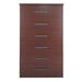 Latitude Run® Neko 6 Drawer 36" W Chest Wood in Brown | 62 H x 36 W x 22 D in | Wayfair 962E2631F7A2403199A4F4BADE455308