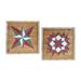 The Holiday Aisle® Quilt Wood 2 Piece Plaque Set Wood in Brown | 16.5 H x 16.5 W x 1 D in | Wayfair 5CF279CBEEA54C76A3FAC4AC027010C6